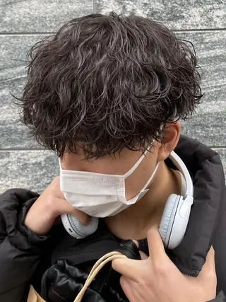メンズ 韓国トレンドパーマ 🇰🇷渋谷メンズのヘアスタイル