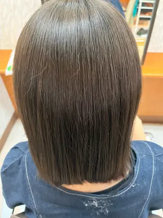 ショート カラー 髪質改善/ストレート /艶髪/熊谷はつなのヘアスタイル