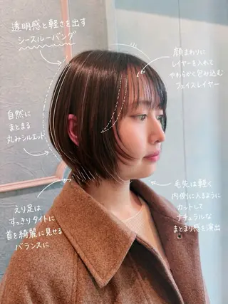 ショート rina似合わせ レイヤー/メンズのヘアスタイル