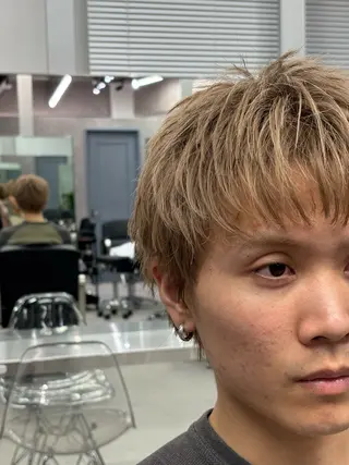 カラー ヘアアレンジ メンズ (メンズ特化) AKIのヘアスタイル
