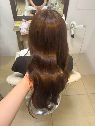 ロング eMu透明感カラー ちゅる髪yuki✩のヘアスタイル