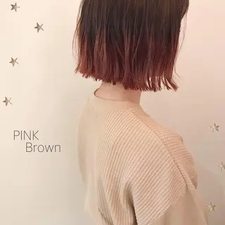 ショート カラー 市川 千夏のヘアスタイル