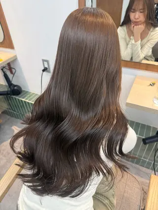 ロング カラー ヘアアレンジ 💎韓国ヘア/ 艶カラー💎souのヘアスタイル