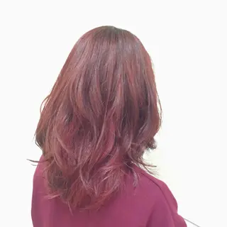 セミロング ロング カラー 大平 美沙のヘアスタイル