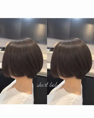 ショート 瀬田/透明感カラー /山本 怜沙のヘアスタイル