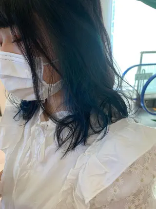 ミディアム カラー 暖色/ブリーチカラー 🎀 M i k uのヘアスタイル