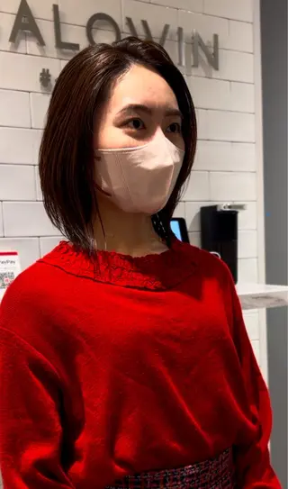 ミディアム 骨格補正カット✂︎ 🌟菅野陽介🌟のヘアスタイル