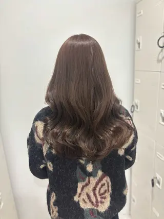 セミロング 韓流トレンドヘア 🎀RINAKO🎀のヘアスタイル