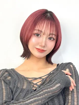 ミディアム 紅葉☘ ̖́- /似合わせカットのヘアスタイル