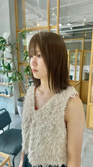 ミディアム カラー 🩰FERIA北千里 ほのか🩰のヘアスタイル