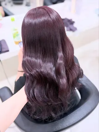 カラー ベージュ・ラベンダー カラー🎀りりのヘアスタイル