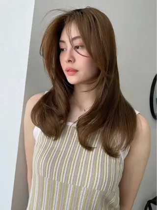 セミロング 椙森 来夢のヘアスタイル