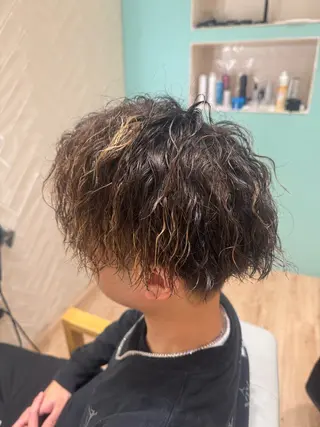 パーマ 河添 麗菜のヘアスタイル