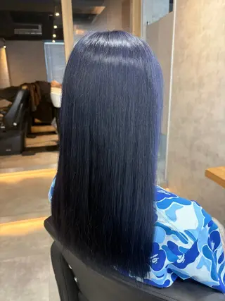 セミロング カラー 神谷勇太/ 透明感ハイトーンのヘアスタイル
