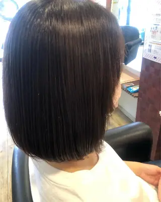 ミディアム カラー 織田 英之のヘアスタイル