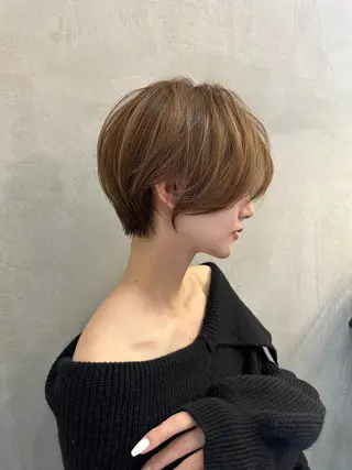 ショート 縮毛矯正/レイヤー taiga🧡のヘアスタイル