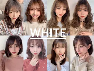 ミディアム カラー _WHITE上本町 代表のヘアスタイル