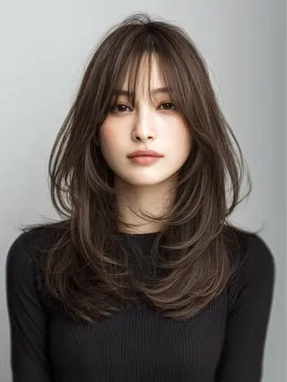 セミロング カラー ✨毛髪診断で絶対綺麗 ✨美髪艶髪専門✨高浪のヘアスタイル