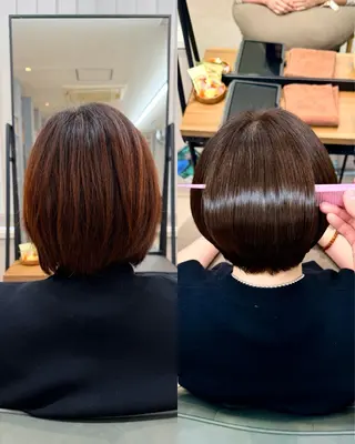 ショート 縮毛矯正/髪質改善 /SATOKOのヘアスタイル