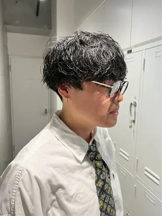 パーマ メンズ 井上  輝香 elima 武蔵小杉のヘアスタイル