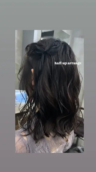 ミディアム ヘアアレンジ 💟Opus // Mizuki🐕のヘアスタイル