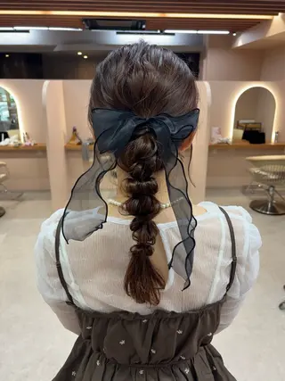 ヘアアレンジ ROCCOeast りんな/ハイトーン♡のヘアスタイル