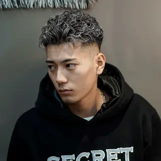 ショート カラー パーマ メンズ 💈PRO SHOP WAVE 望愛💈のヘアスタイル