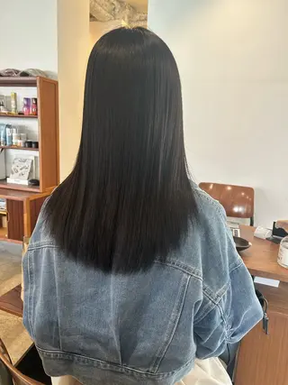 ロング パーマ ヘアアレンジ 🎀suzuna 透明感colorのヘアスタイル
