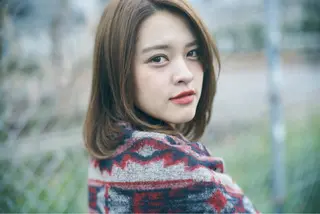 ミディアム *くせ毛に特化* 【yun】のヘアスタイル