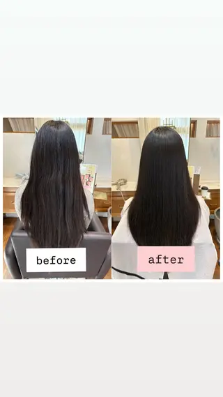 ロング 早川 味里のヘアスタイル