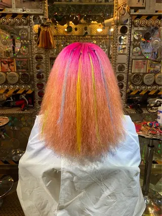 ミディアム カラー ヘアアレンジ KOYA コヤのヘアスタイル