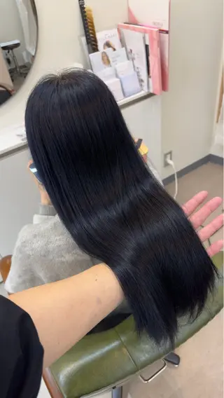 ロング カラー 髪質改善カラー メテオ 晟之介のヘアスタイル