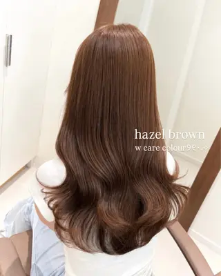 ロング カラー ブリーチなしWカラー 🎀韓国ヘア/amiのヘアスタイル