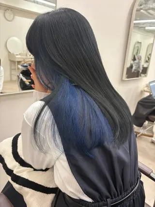 セミロング カラー HIKARU副店長/ ✨️髪質改善のヘアスタイル