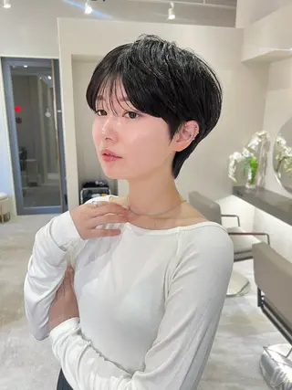 ショート ヘッドスパ/縮毛矯正 /横山陸人のヘアスタイル