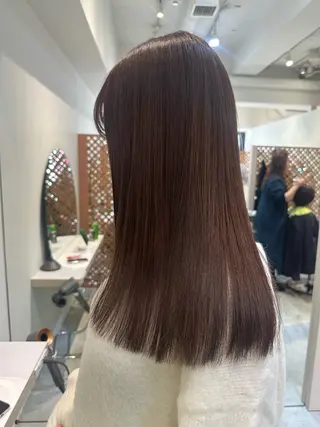 セミロング AYAKA 下北沢suuのヘアスタイル
