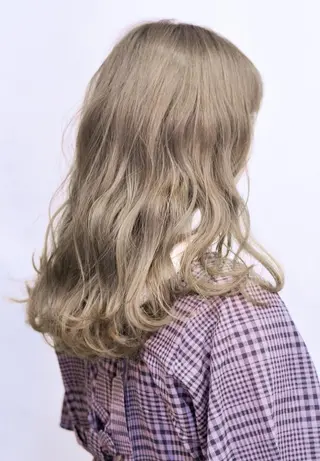 ミディアム カラー 中田 敏明のヘアスタイル