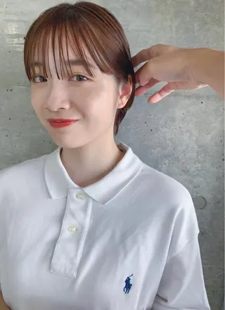ショート パーマ ボブパーマコテ巻き風 パーマNo1深江秀平のヘアスタイル