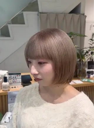 ショート カラー 色落ちまで盛れる 💟まなみのヘアスタイル