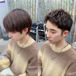 ショート メンズ 岡野 静華のヘアスタイル