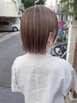 ショート カラー 大人女性ショート専門 tomodaのヘアスタイル