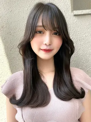 セミロング カラー ヘアアレンジ 【博多髪質改善】 吉村　清志のヘアスタイル