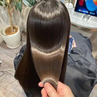 ロング 🎀ピンクベージュ/ 梅田/茶屋町🎀のヘアスタイル