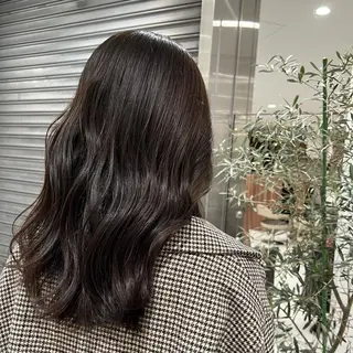 セミロング カラー ヘアアレンジ 小白井 由美のヘアスタイル