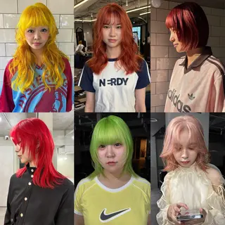 カラー 褒められる ハイトーン⭐️カノンのヘアスタイル