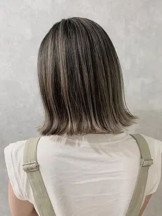 ミディアム カラー ヘアアレンジ 小林 正樹のヘアスタイル