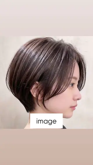ショート セジュン 韓国レイヤー/顔周りのヘアスタイル