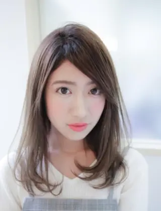 セミロング カラー HAIR COLOR CAFE神戸元町店のヘアスタイル