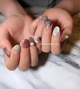 ネイル ネイルルームリッカ 𝐦𝐚𝐲𝐮のネイルデザイン