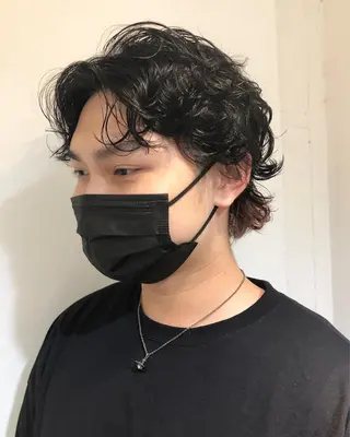 パーマ ヘアアレンジ メンズ メンズ特化✂️栗原 侑也のヘアスタイル